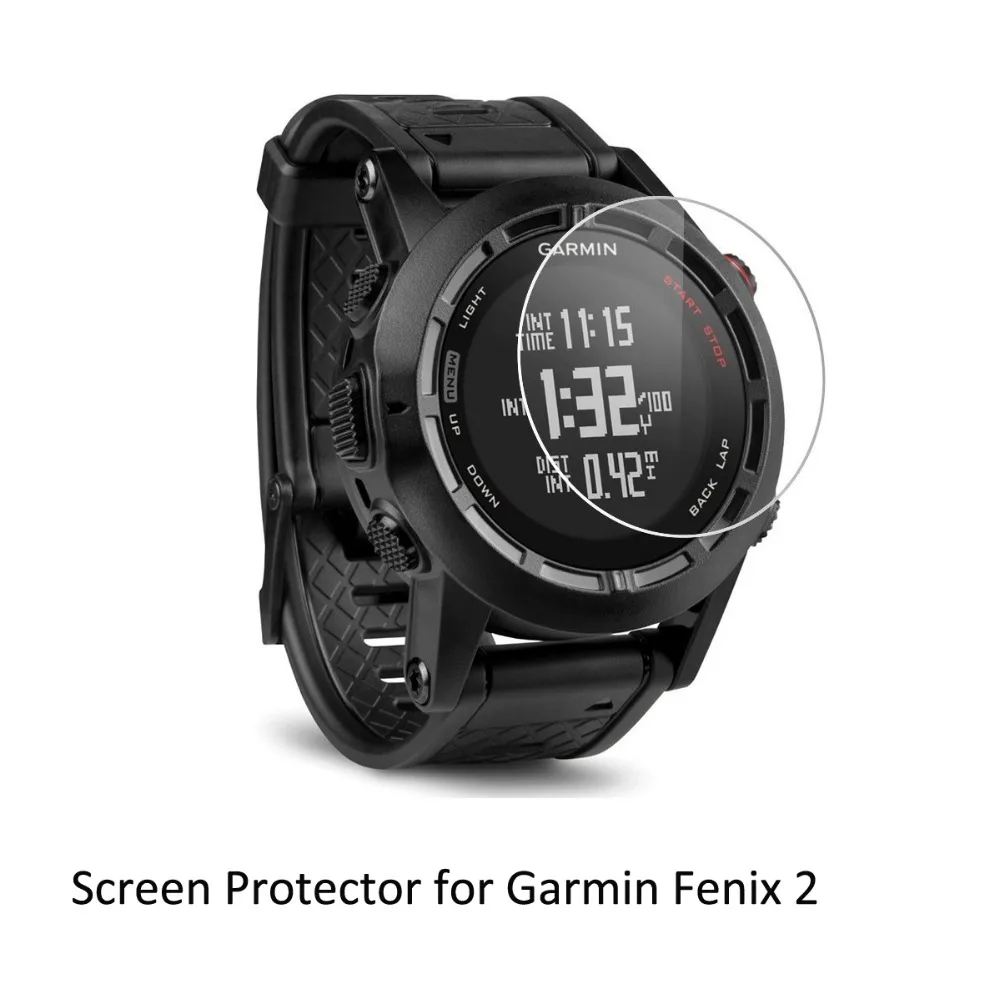 

3* Clear LCD PET Film Anti-Scratch / Anti-Bubble / Touch Responsive Screen Protector Cover for Garmin Fenix 2 Fenix2