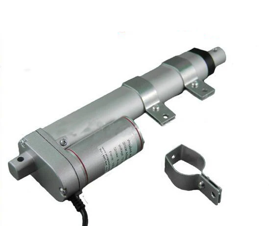 Electric linear actuator with mounting brackets, 75mm stroke 1000N load 12v linear actuator waterproof