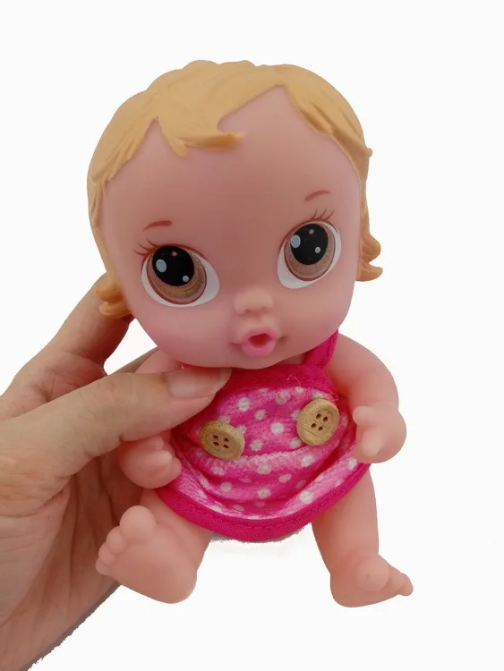 7inches Reborn Baby Doll  Movable Limbs Soft Vinyl Silicone Lifelike Newborn Baby for Girl Gift Baby Girls Toys  031602