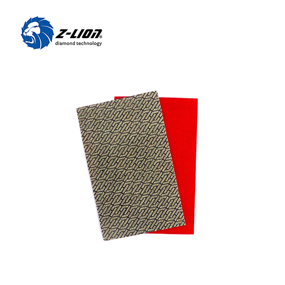 Z-LION 2 Sheets Diamond Sandpaper Electroplated Polishing Sheet Abrasive Sanding Paper Grit 60 120 200 400 Replacement Abrasive