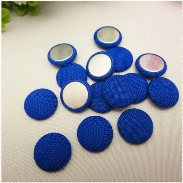 YJHSMY 24 Style 72 pcs mix/Lot 15mm Solid Fabric Covered Cloth Flat back Buttons, garment accessories,Diy BK025-1