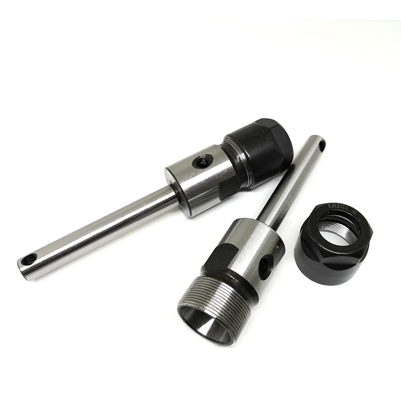 Multi axis output shaft C6 ER8 C8 ER11 C10 ER16 C10 ER20 spindle Shaft multitool machine parts for tapping drilling machine