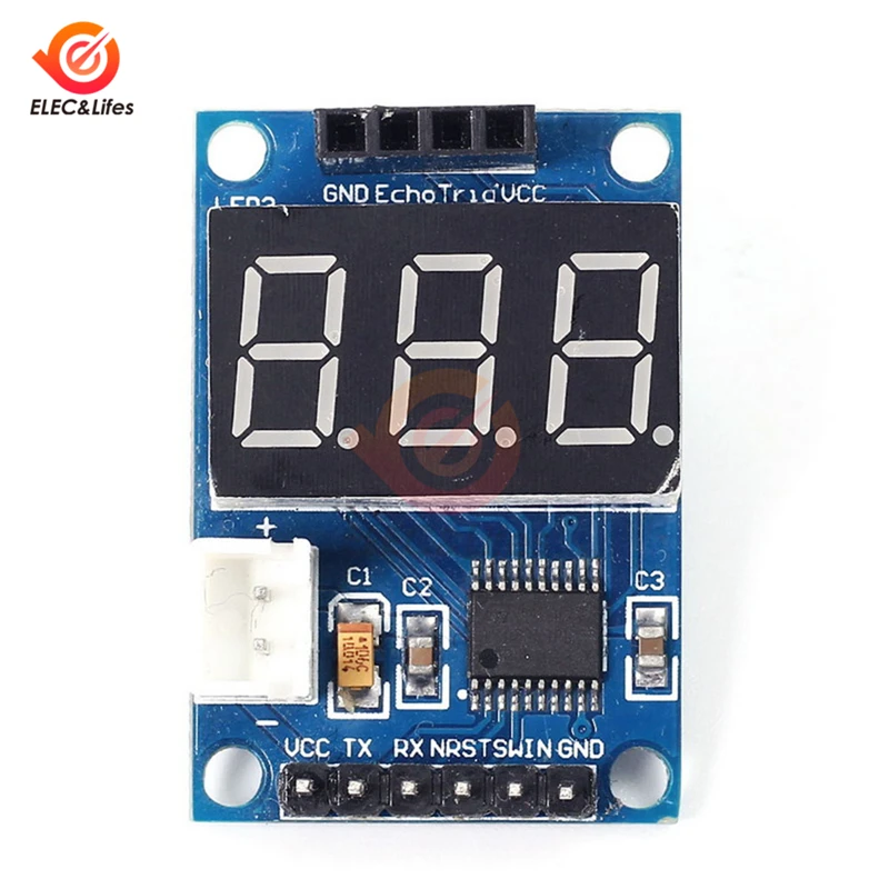 High Performance HC-SR04 Digital Ultrasonic Ranging Control Serial Board module testing distance led display module for arduino