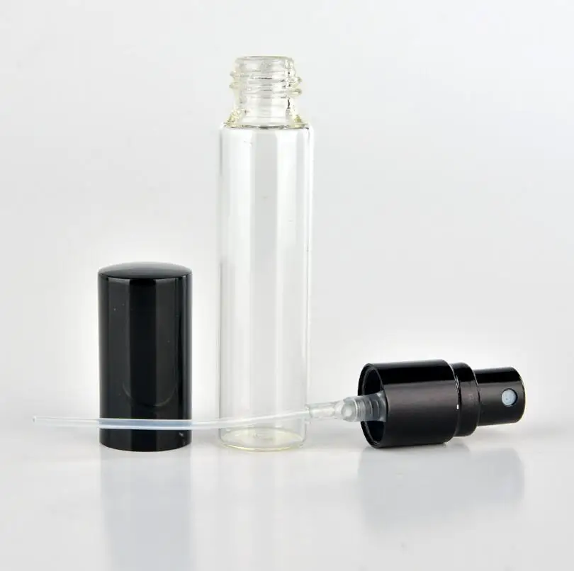旅行者用の詰め替え可能なガラス香水スプレーボトル,小さな化粧品容器,10ml,lx3249