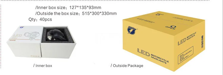 Motorcycle Fog light Universal 22-40mm IP65 LED Motorcycle Headlight For Yamaha For Kawasaki For BMW For Honda For KTM ATV UTV
