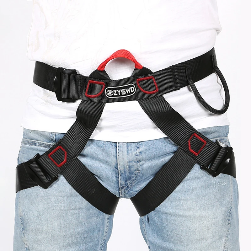 Imagem -05 - Outdoor Profissional Rock Escalada Harness Busto Cinto de Segurança Montanhismo Cinto Cinto de Segurança Rapel Equipamento