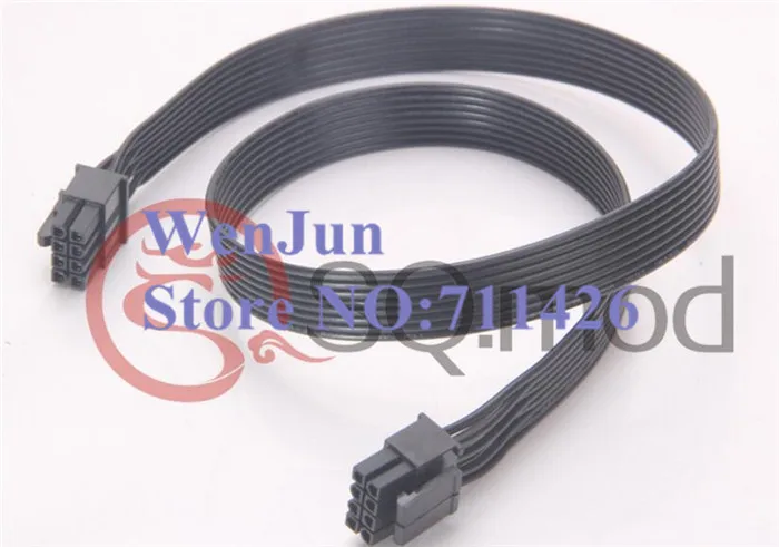 High Quality PSU 8Pin to 8(4+4)-Pin CPU Modular Power Supply Cable for Corsair AX1200