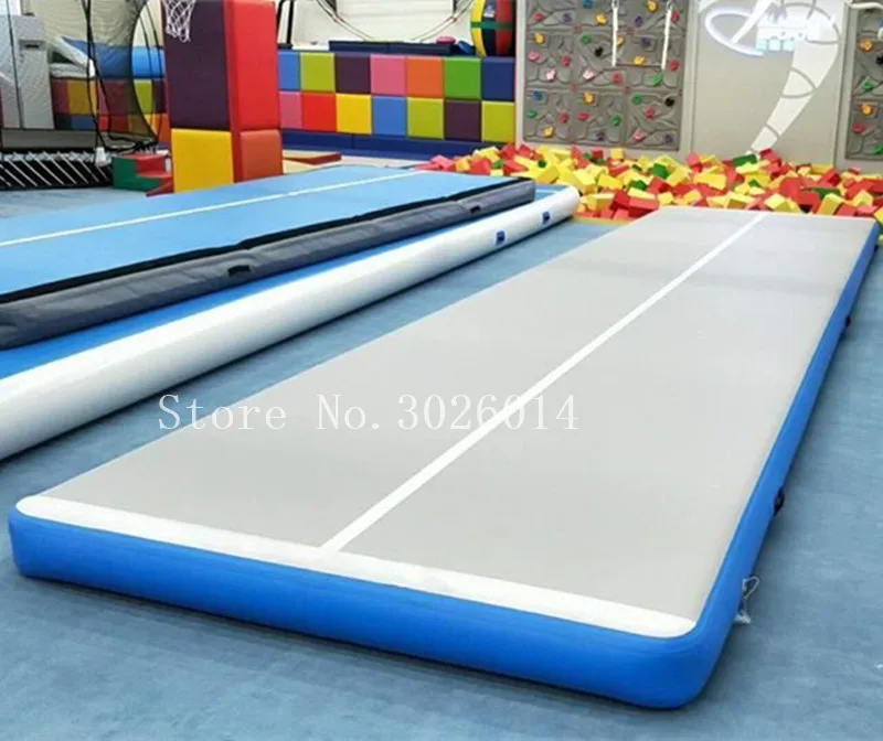 Free Shipping 6m Gymnastics Mat,Inflatable Air Track Tumbling Mat Gym for Gymnastics,Air Floor Mat for Home With a Pump