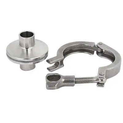19mm Outer Dia Sanitary Pipe Ferrule Gasket 1.5-inch Tri Clamp Clover Set