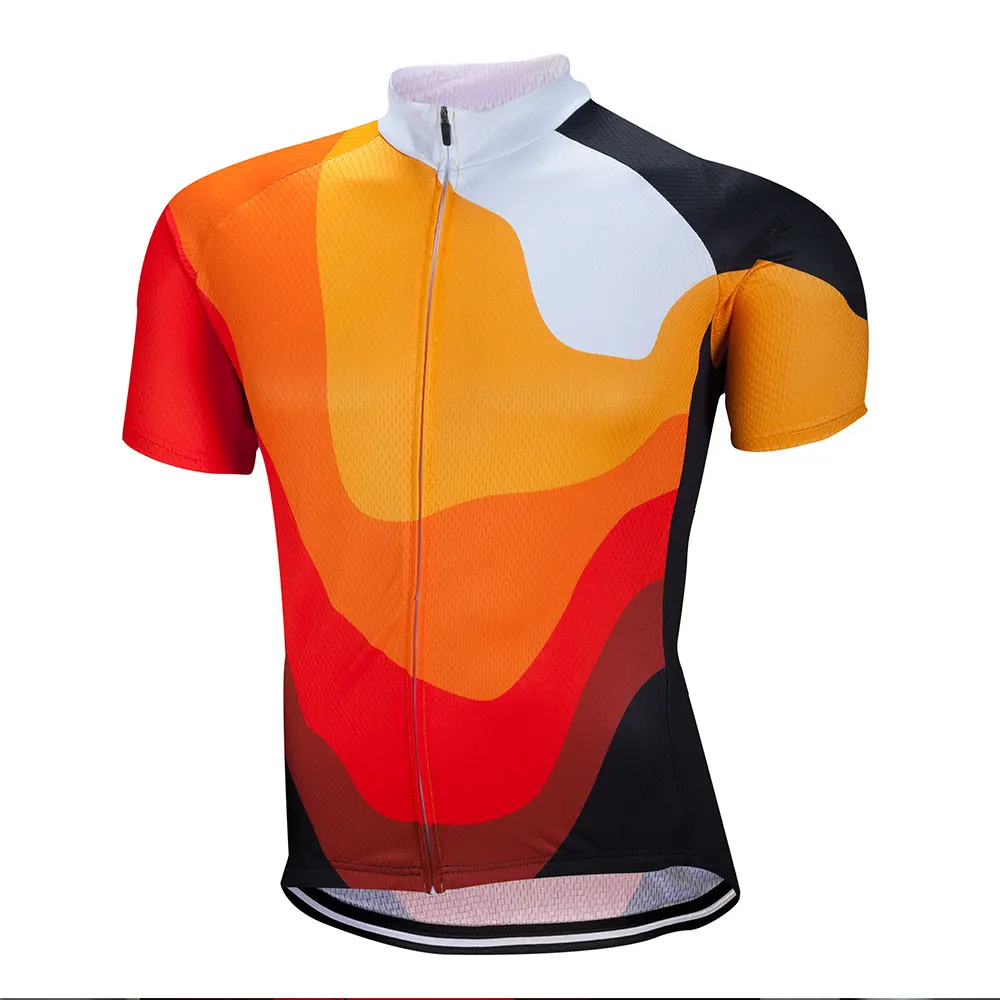 ZERO BIKE Men's Cycling Jersey Set 4D Gel Padded Bicycle Shorts + Short Sleeve Jersey Ciclismo Outdoor Cycling Clothing