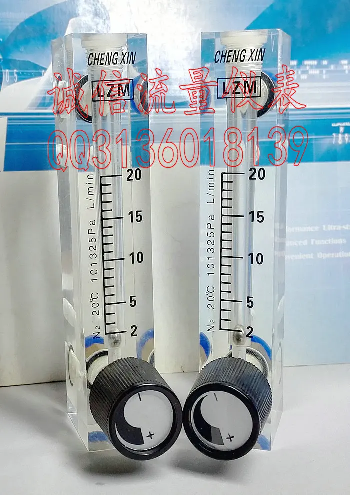 

LZM-6T adjustable N2 nitrogen flowmeter gas 2~20L/min L / min air flowmeter