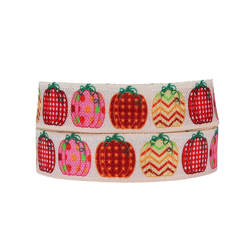 

FLRA FOE Colorful pumpkins with chevron foe ribbon for kids headwear