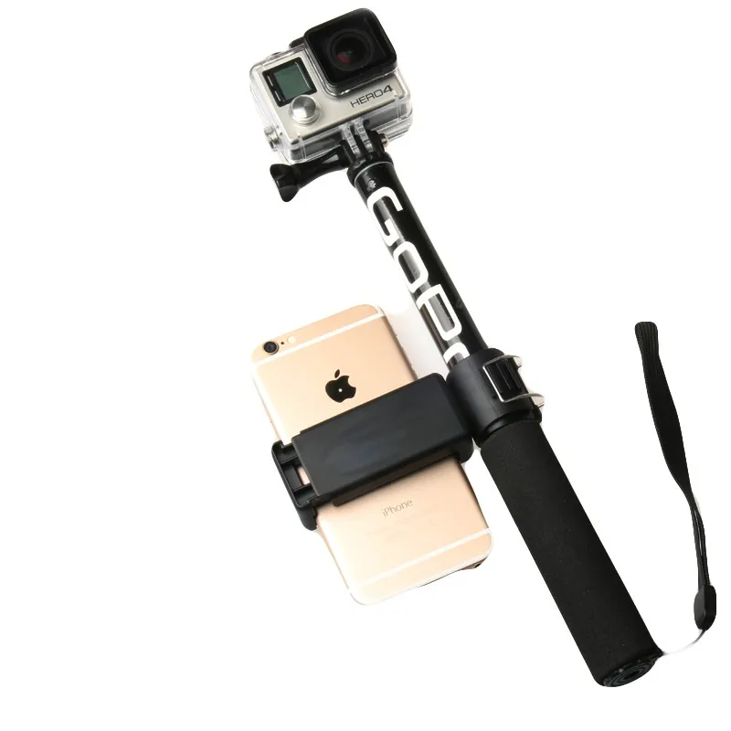 Self Selfie Stick Handheld Extendable Pole Monopod Phone Holder Adapter for Gopro 13 12 Accessories DJI OSMO Pocket Action 4 3