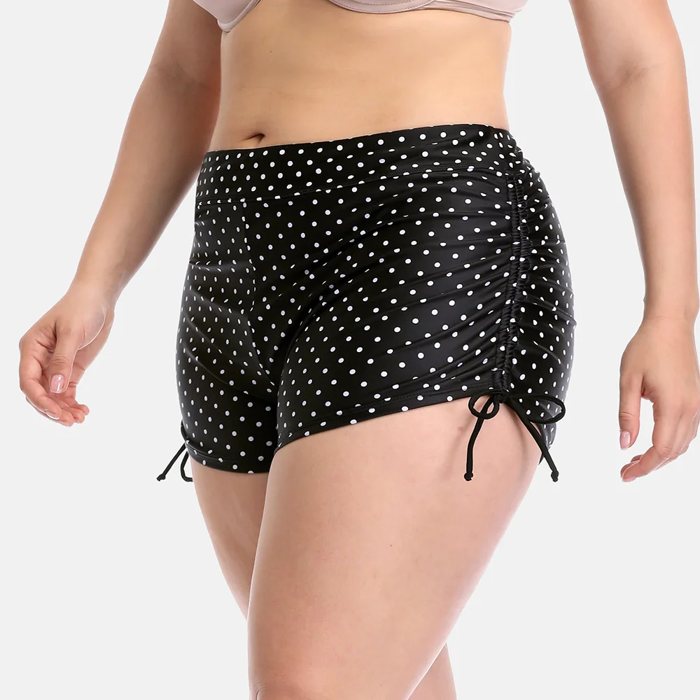 Costume da bagno donna a vita alta charmperdite donna taglie forti Bikini Bottom Polka Dot costumi da bagno slip costume da bagno