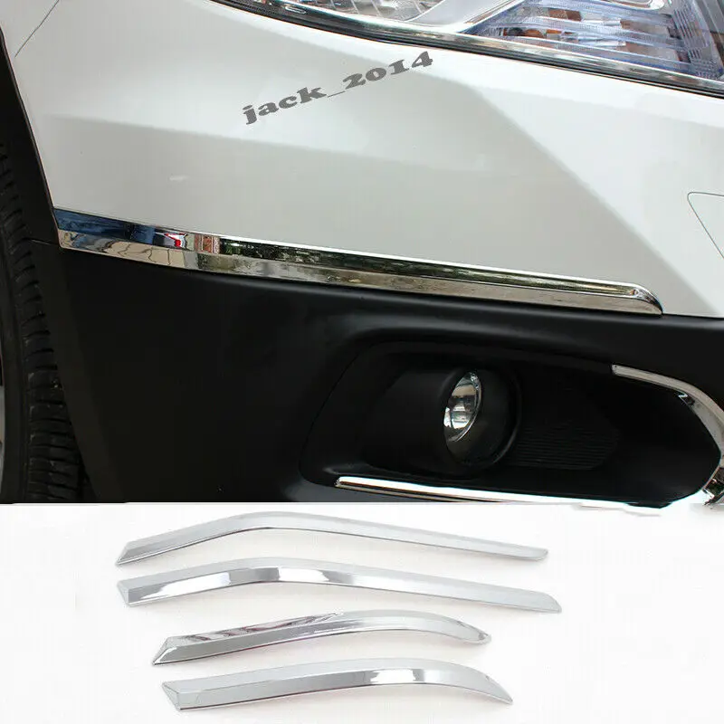 ABS Chrome Front Rear Corner Bumper Cover Trim 4pcs/set  Fit for Suzuki SX4 S-Cross 2014 2015 2016 2017