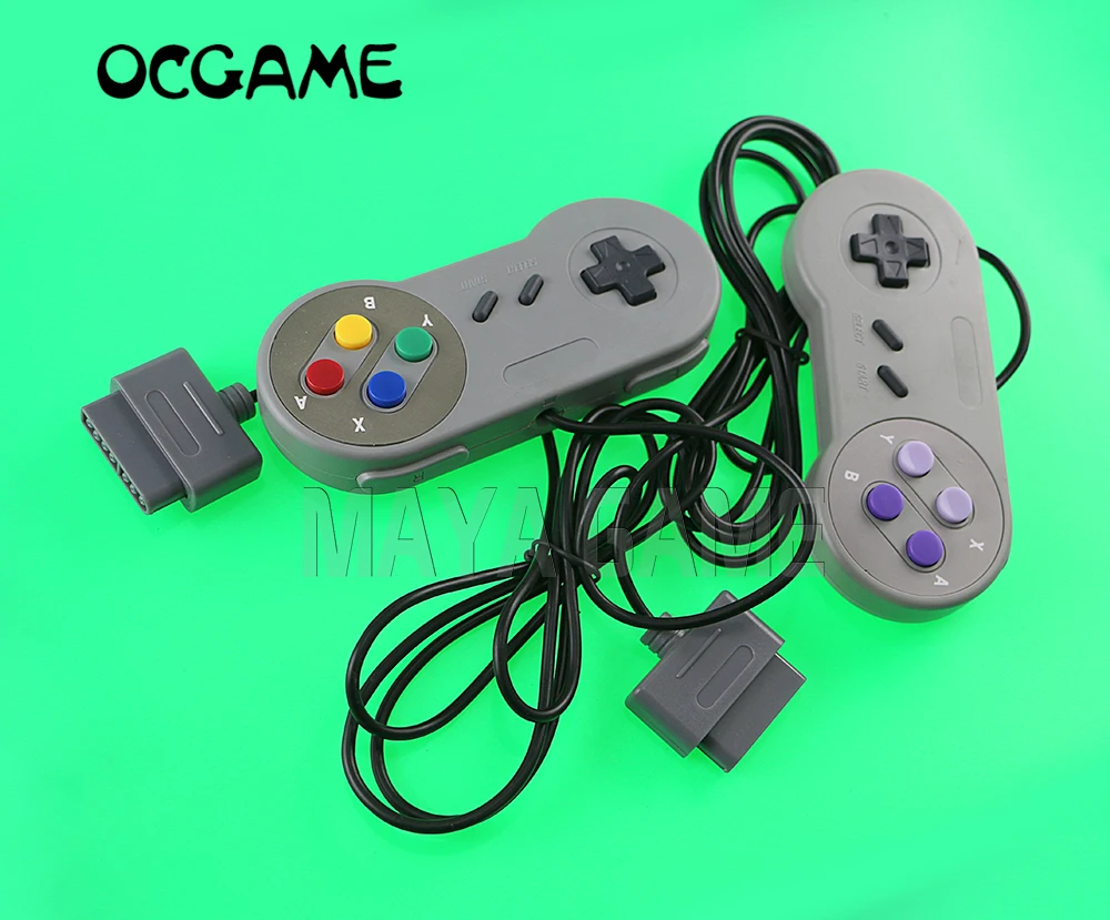 OCGAME Retro Super para Nintendo SNES controlador para Nintendo SNES sistema consola control pad alta calidad