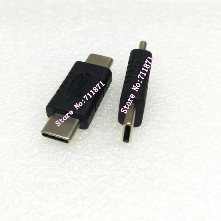 male to Male Type C Adapter Connector Male Type-C Connecter Adapter