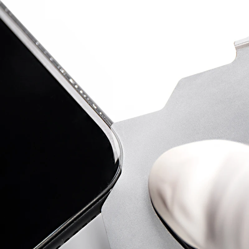 5Pcs QIANLI 3D Dismantling Ultrathin steel sheet LCD screen Pry Slice Shave Black Glue Metal Card for IPHONE HUAWEI Android