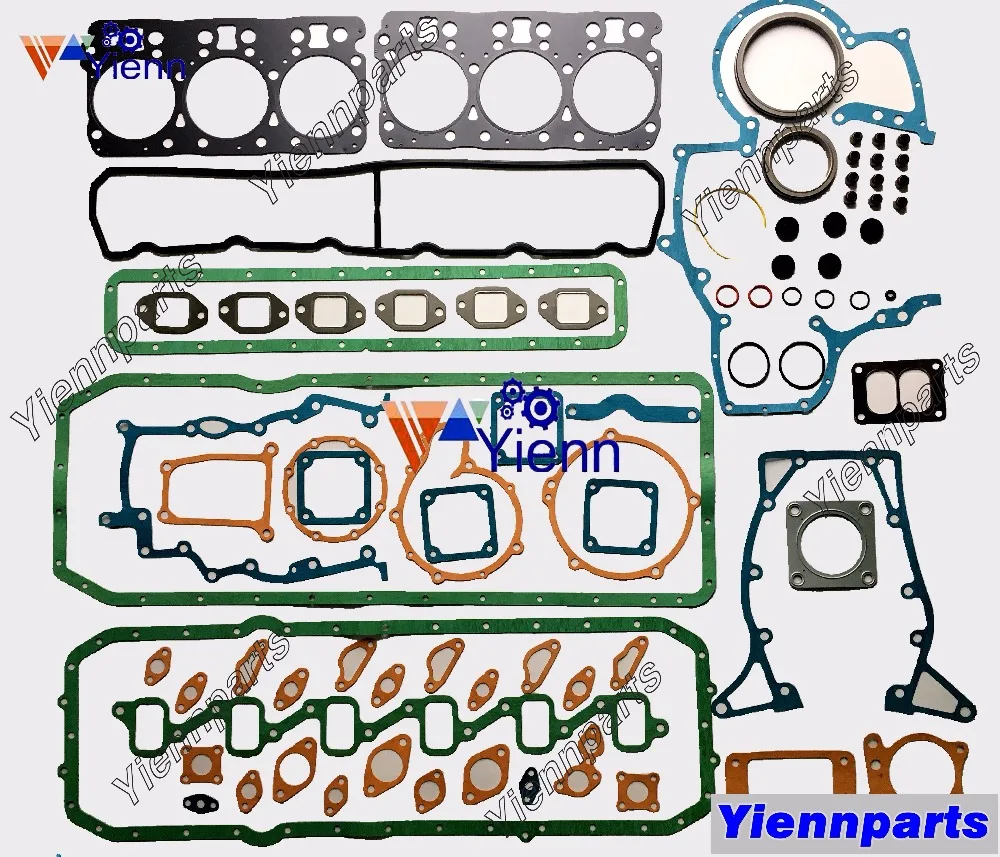 DOOSAN DAEWOO P126TI PU126TI Full Gasket Set With Head Gasket 65.03901-0075 65.03901-0076 For DOOSAN GENERATOR DIESEL ENGINE KIT