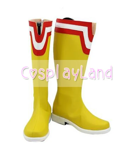 My Hero Academia All Might Cosplay Boots Shoes Anime Party Cosplay Boots Custom Made Men Shoes