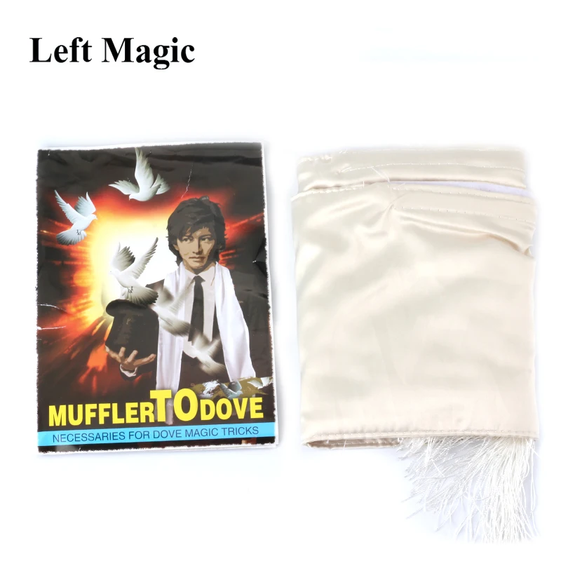 Muffler To Dove Magic Tricks Scarf Magic Props Gimmick Illusions Magic Trick Accessories Stage Professional