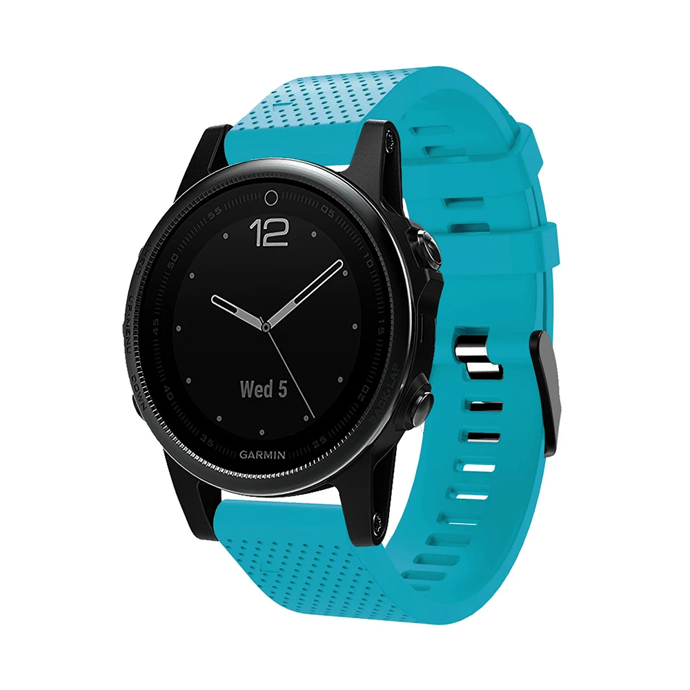 الإفراج السريع سيليكون سهلة تناسب المعصم الفرقة حزام 26 22 20 مللي متر الفرقة سوار ل Garmin Fenix 5X 5 5S زائد 3 HR Forerunner 935 ساعة