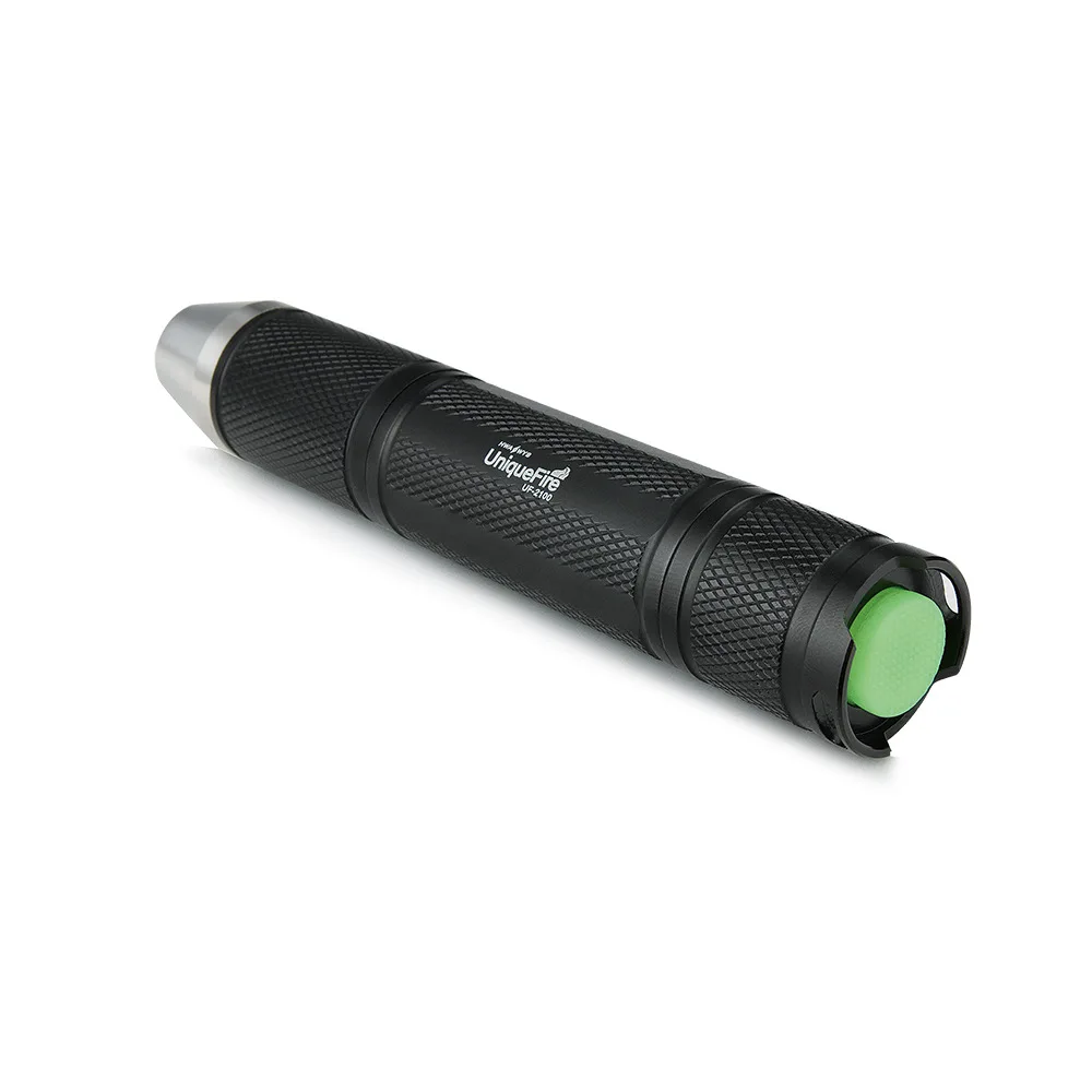 Uniqurfire UF-2100  q5 Stainless Steel Special Bright Light Flashlight Yellow White Jewelry Jade Identification