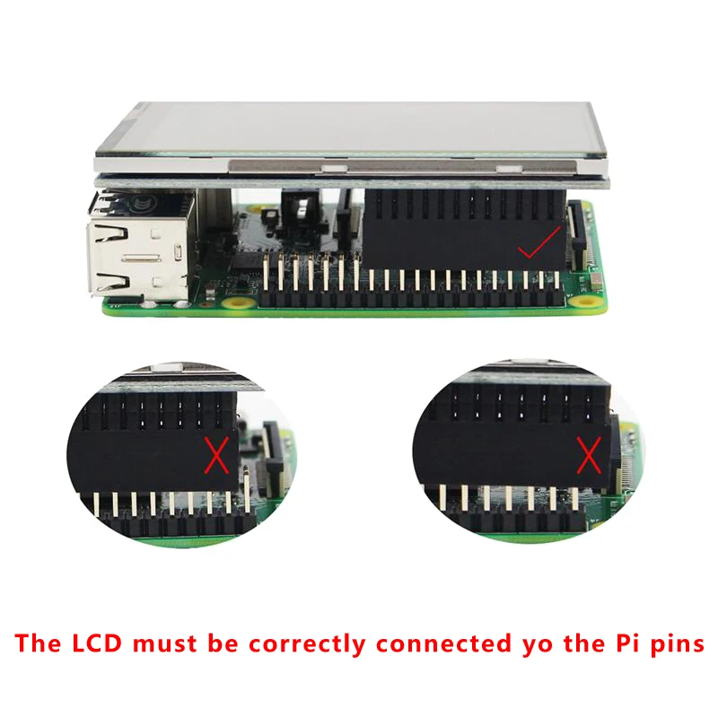 3.5 inch Raspberry Pi 3 B Plus Touch Screen TFT LCD 480*320 GPIO Display Monitor ABS Case Box for Raspberry Pi 4 Model B 3B+ 3B