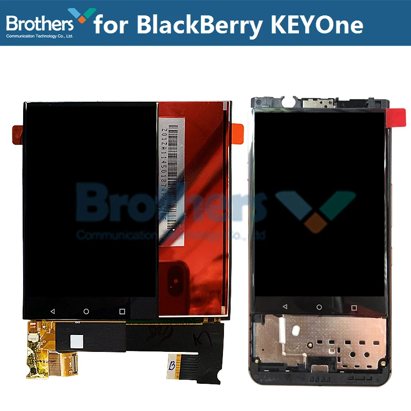 Ekran LCD do BlackBerry Keyone DTEK70 wyświetlacz LCD z ekranem dotykowym Digitizer do BlackBerry DTEK70 podzespół LCD z ramką testowany