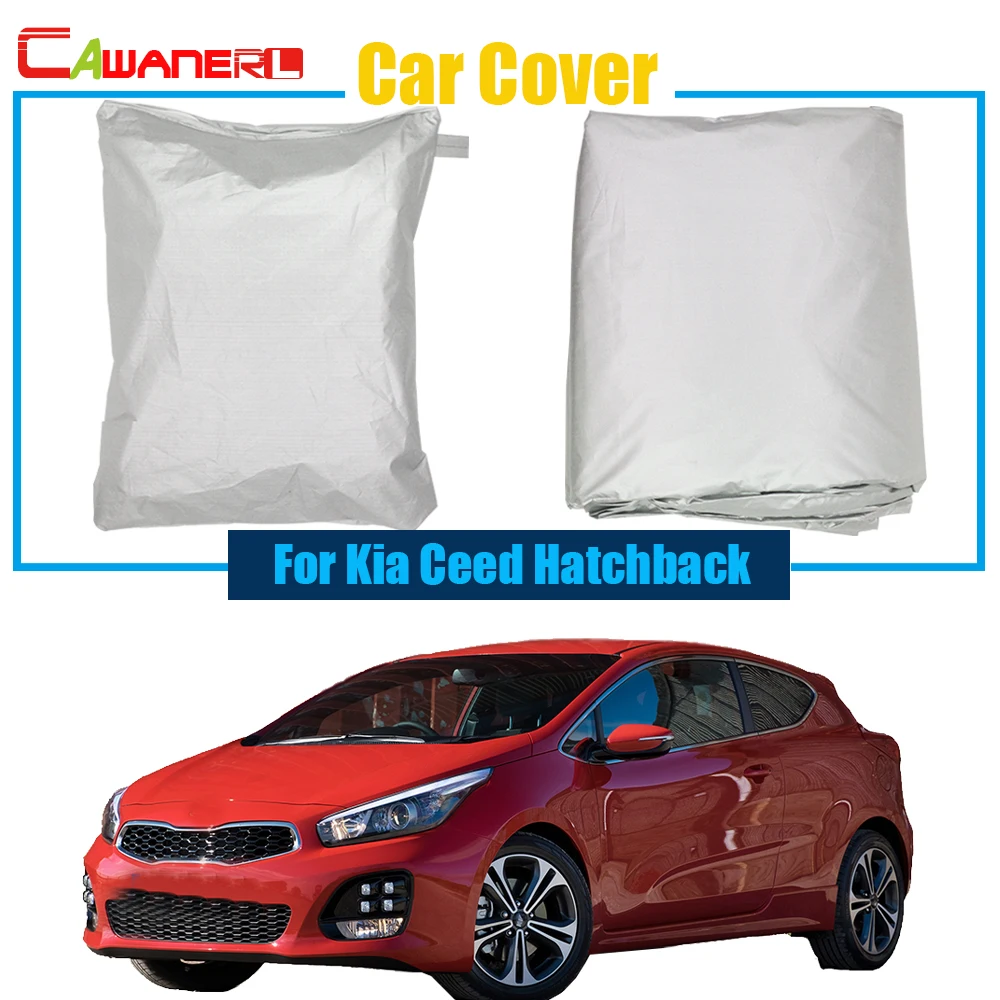 

Cawanerl Full Car Cover UV Anti Snow Frost Sun Rain Resistant Protection Dustproof Cover Suit For Kia Ceed Hatchback