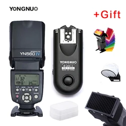 Yongnuo YN560 IV 560IV Flash Speedlite Light with RF603 II Wireless Flash Trigger Radio Kit for Canon Nikon Fuji Camera