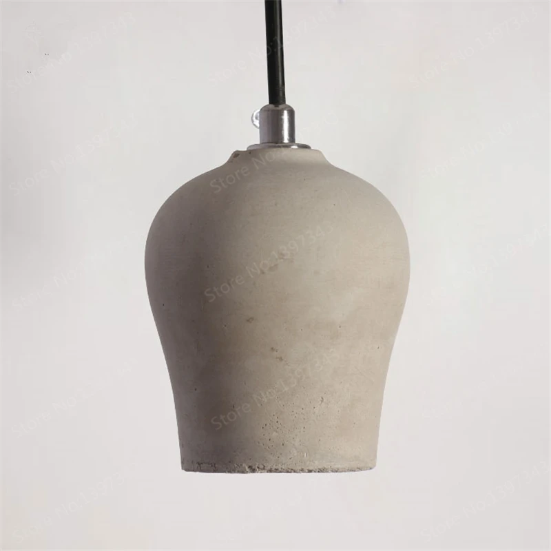 Modern Nordic Retro Swedish Designer Pendant Light Retro Industrial Cement Contemporary Creative Restaurant Bar Droplight Lamp