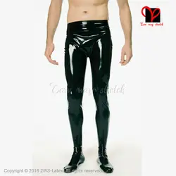 Sexy Latex Pantyhose feet Skinny Rubber boot pants black pantaloons Gummi Bottoms plus size tights trousers XXXL  KZ-005