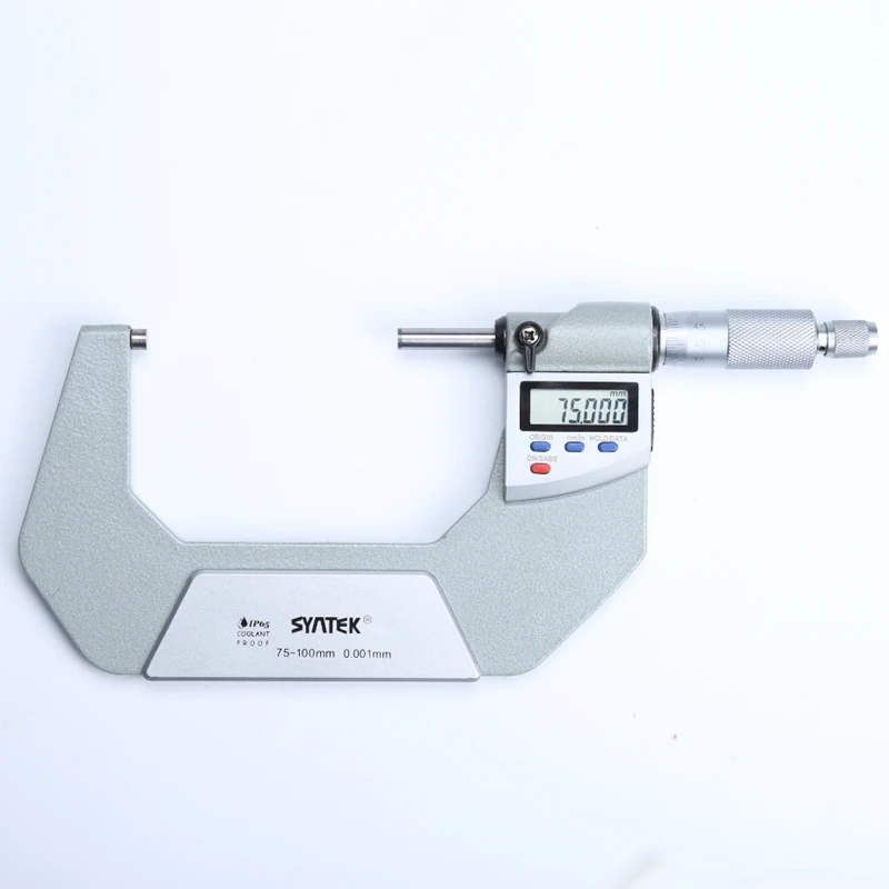 75-100mm 0.001mm IP65 Electrical Micrometer 50-75mm Portable Digital Micrometers Caliper Thickness Gauge Meter Micrometro Tools