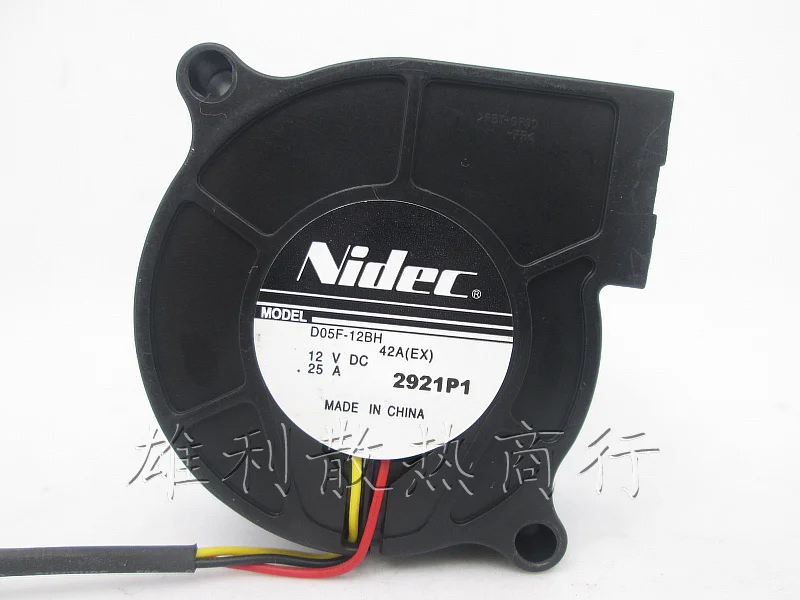 

Nidec D05F-12BH DC 12V 0.23A 3-Wire Server Cooling Fan