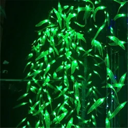 10M String LED Green Leaf Decorative String Fairy Lights for Bedroom Home Party Christmas Tree,EU Plug H-23