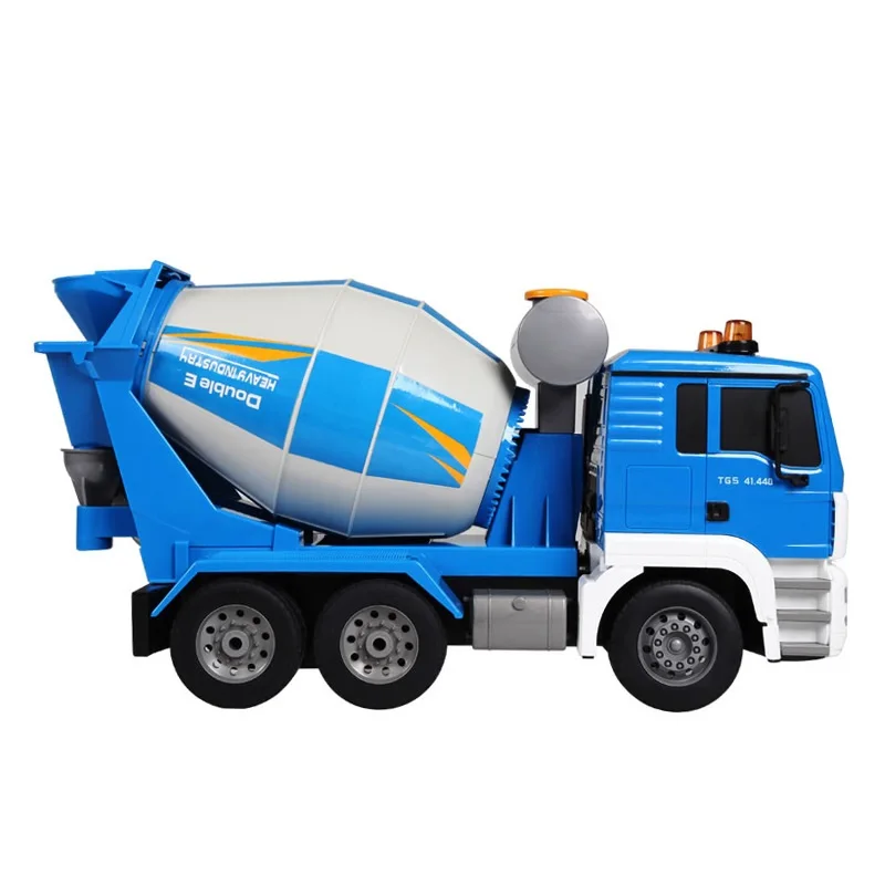 Large Electric remote control Mixer Model 2.4G Simulation Lighting Voice Wireless Control RC Roller truck cement Mixer Toy Gift