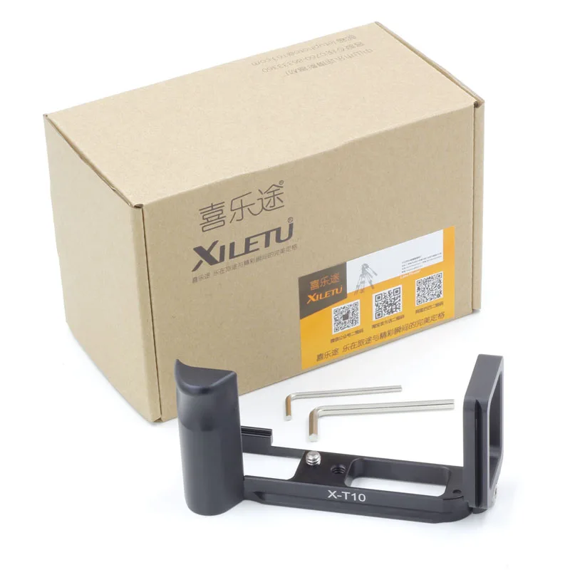 

Xiletu LB-XT10 Quick Release L-Bracket Camera Vertical Grip For Fuji Fujifilm X-T10 Arca Swiss Interface 38m