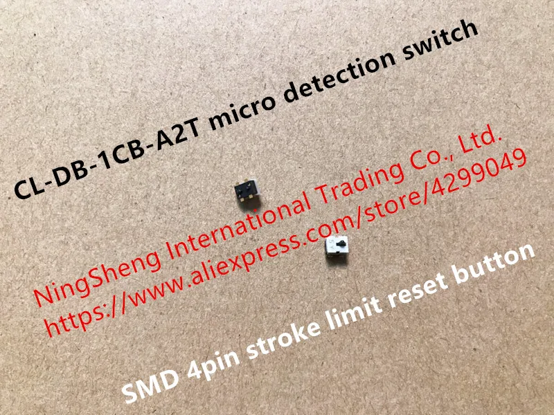 Original new 100% CL-DB-1CB-A2T micro detection switch SMD 4pin stroke limit reset button