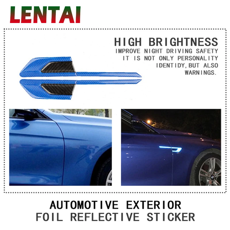 LENTAI 1Set Car Front Fender 3D Emblem Stickers Styling For Mazda 3 6 Fiat 500 Lada Granta Vesta Kalina Priora volkswagen polo