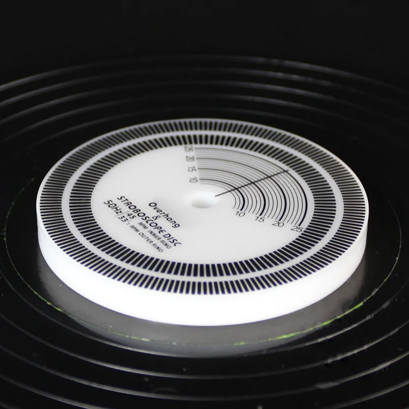 LP Vinyl Bán Tải Hiệu Chuẩn Đo Khoảng Cách Protractor Điều Chỉnh Thước Bàn Xoay Phono Tặng Đồng Hồ Hiệu Chuẩn Nhấp Nháy Đĩa