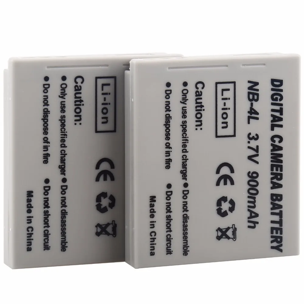 Batería para cámara Canon NB-4L NB 4L SD630, SD750, SD780, SD940, SD960, SD1000, SD1100, SD1400,SD940 IS, SD960 IS, SD970 IS, TX1