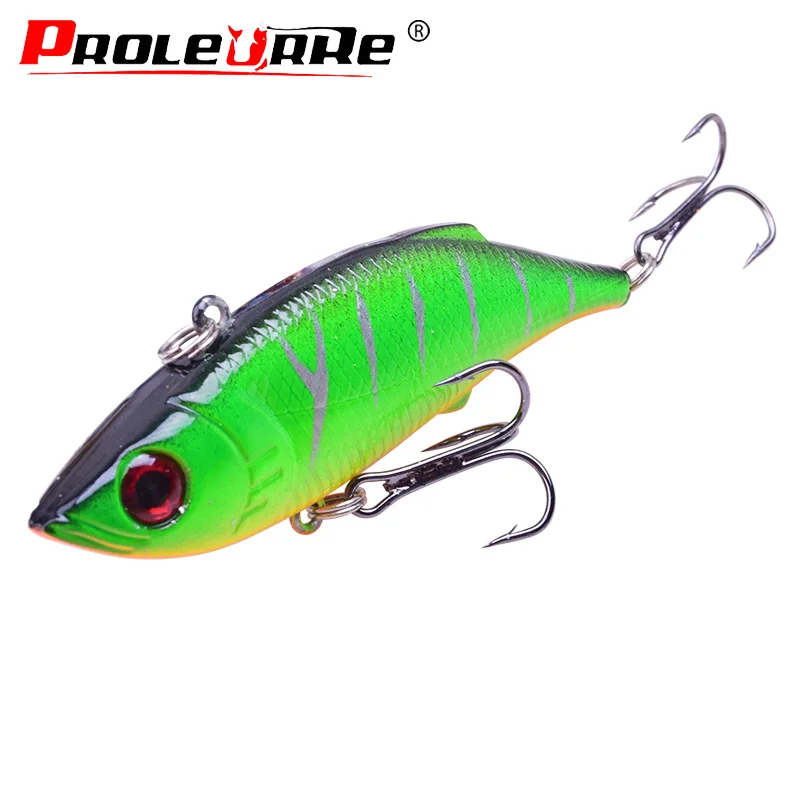 

Proleurre Winter Fishing Lure 7.5cm 9.5g Vib Lures Artificial Hard Bait Hooks winter Fish Wobbler Crankbait Pesca fishing Tackle