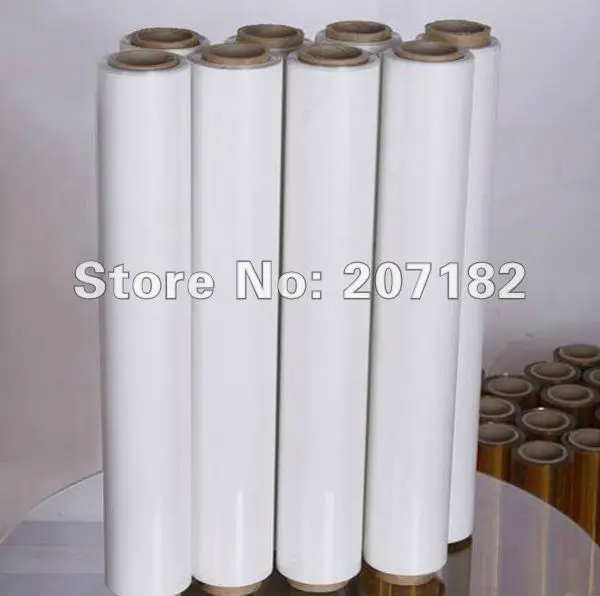 

Free Shipping 0.5*3m ( 20"x10') White PU Vinyl Transfer Film,Cutting Plotter Transfer Film, Heat Transfer Film,Transfer Film