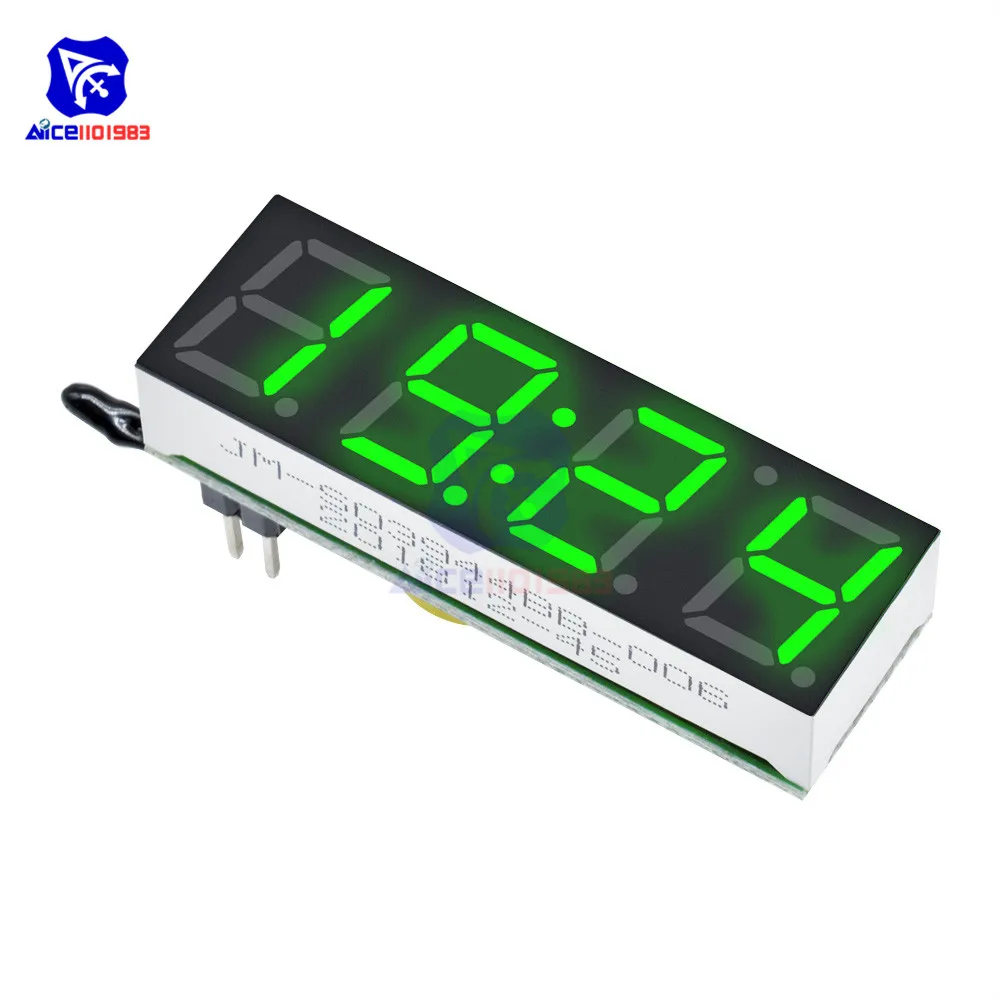 Diymore 3 In 1 R8025 Digitale Led Tijd Klok Temperatuur Voltage Module Mini Voltmeter Thermometer Voor Auto Arduino Elektronische Diy