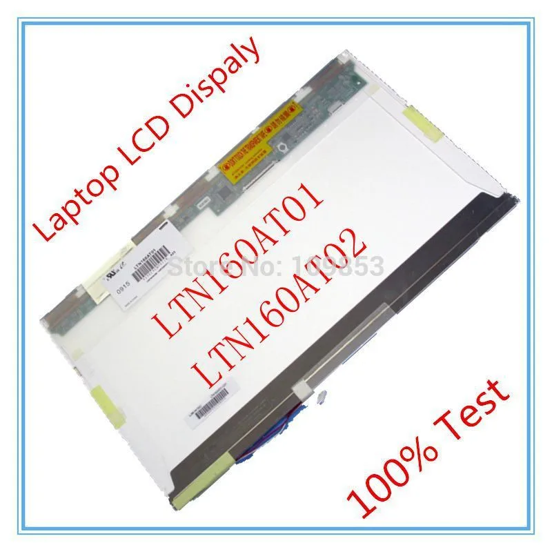 16 inch lcd screen LTN160AT01 LTN160AT02 1366*768 LAPTOP LCD Display screen FOR ACER ASPIRE 6920G 6930G 6935G