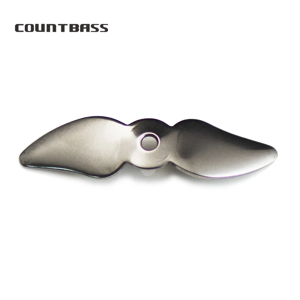 

50pcs Propeller Blade, Stainless Steel, DIY Topwater wooden fishing lures, Popper, Swim Jigs, Free shipping