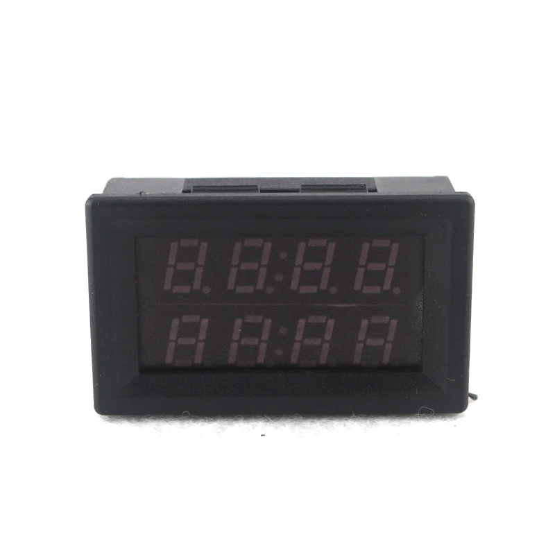 Digitale Dc 200V 0-10A Voltmeter Amperemeter Rood Blauw Led Dual Display Voltage Current Meter Detector Indicator Voeding DC4V-28V