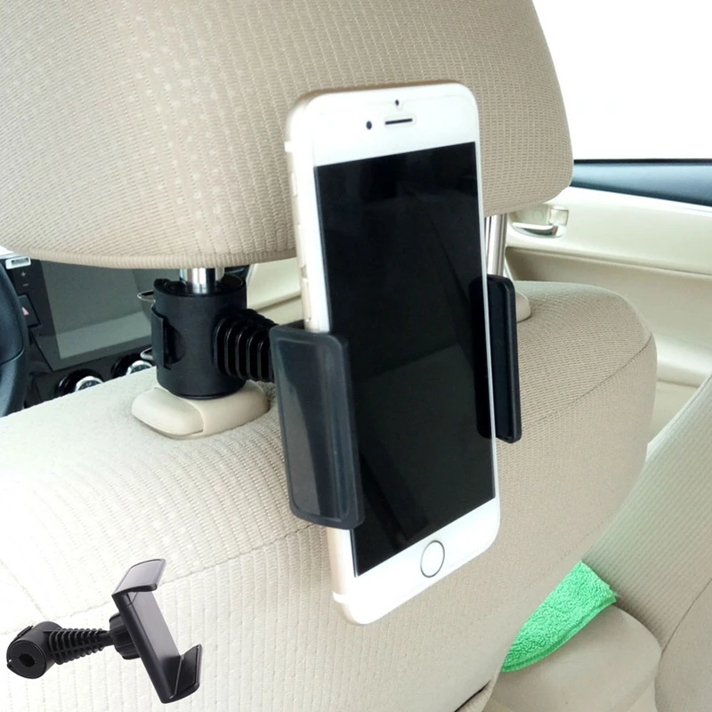 1PC 360 Degree Ratating Car/Truck Back Headrest Phone Mount Holder For Smartphone GPS