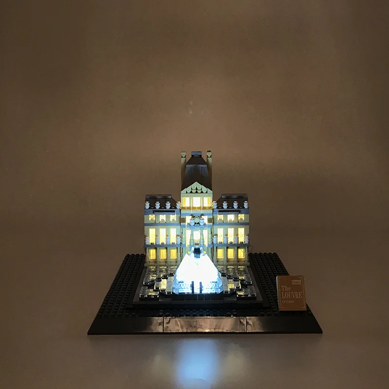 Led Light Set For Lego Building City Street 21024 Architecture Series Louvre Toys Blocks Creator City Street Lighting Set